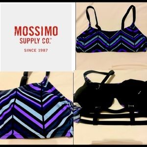 SZ SM MASSIMO SUPPLY CO SPORTS BRA W LADDER BACK